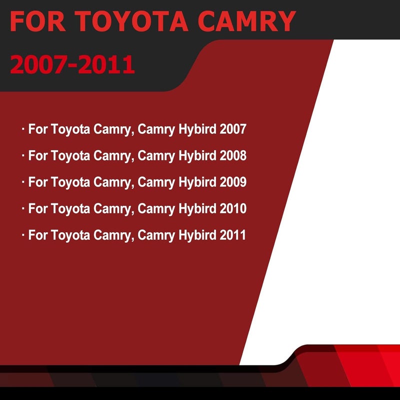 FEXON Pair Sun Visor Left Driver Right Passenger Side Compatible with 2007 2008 2009 2010 2011 Toyota Camry Hybrid Without Sunroof and Light (Beige) - Image 5